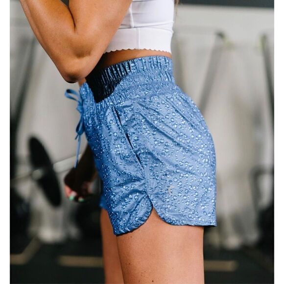 Zyia active Blued Steel Bubbles Hi-rise Bomber Shorts XXL new - Picture 3 of 16